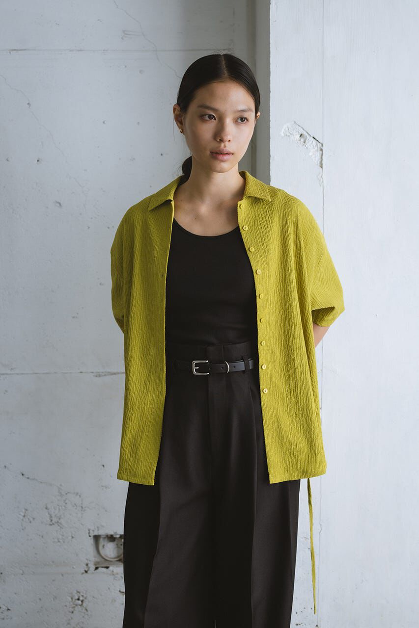 STYLEMIXER「リンクルハーフスリーブシャツ」|シャツ・ブラウス|