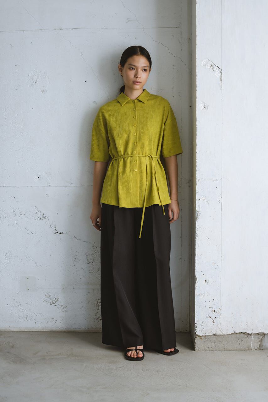 STYLEMIXER「リンクルハーフスリーブシャツ」|シャツ・ブラウス|
