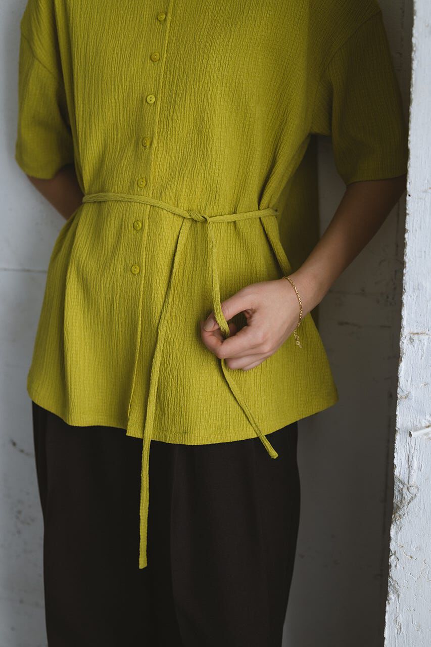 STYLEMIXER「リンクルハーフスリーブシャツ」|シャツ・ブラウス|