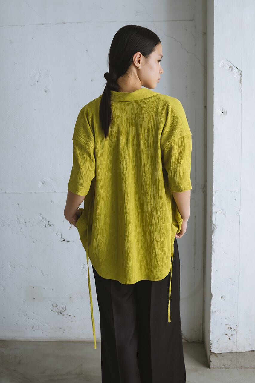 STYLEMIXER「リンクルハーフスリーブシャツ」|シャツ・ブラウス|