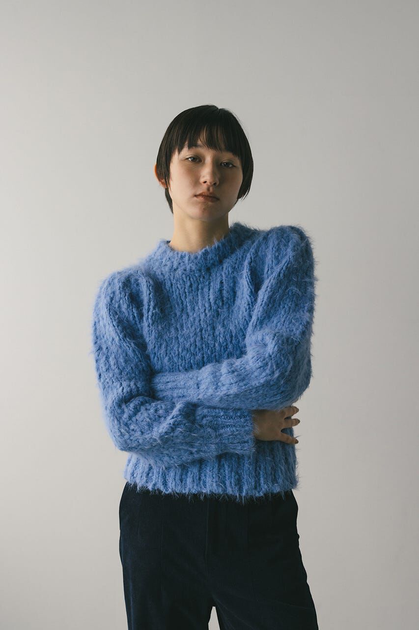 STYLEMIXER「パワショルスラブシャギーニット」|ニット・セーター|