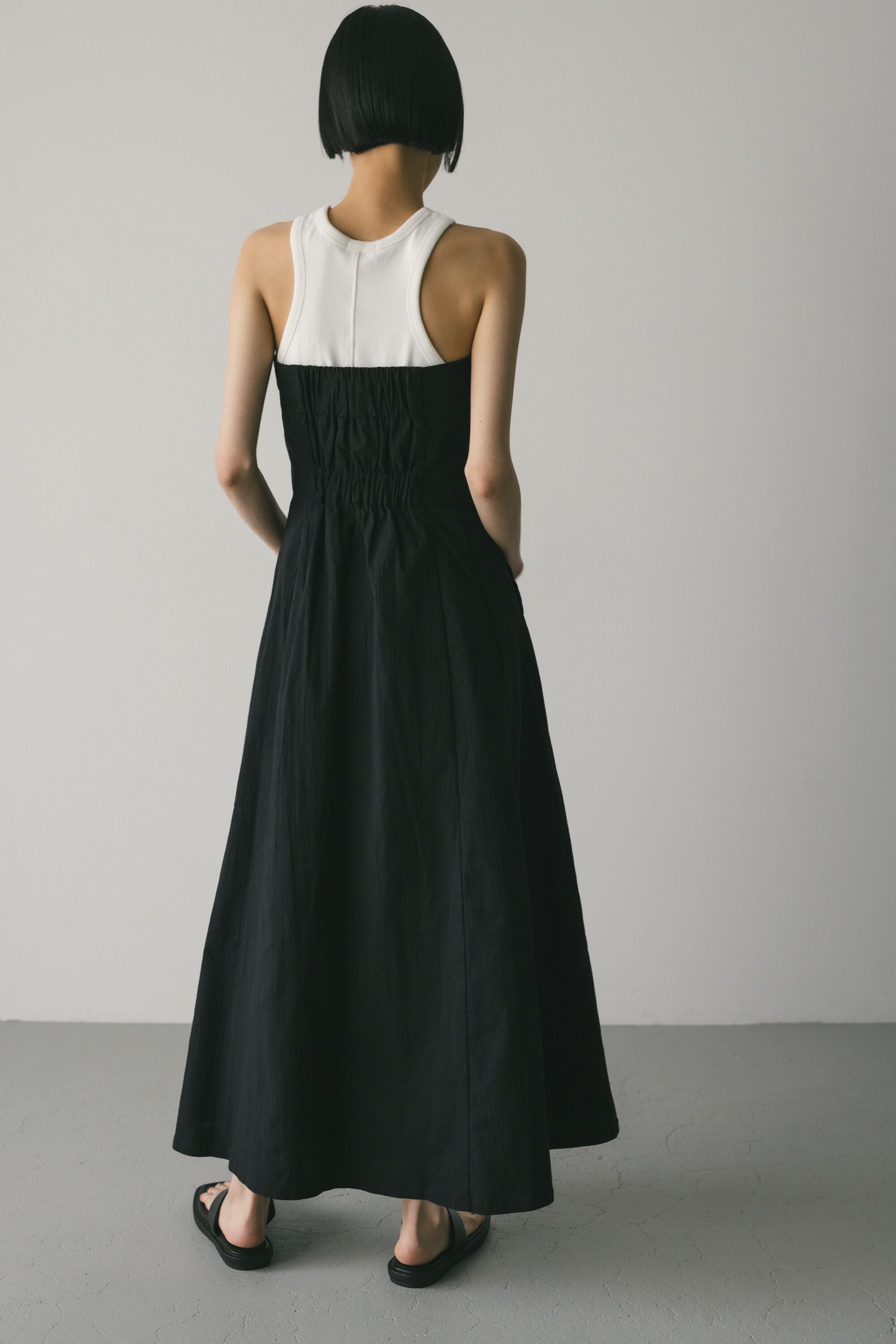 STYLEMIXER「パネルフレアベアワンピース」|ワンピース|