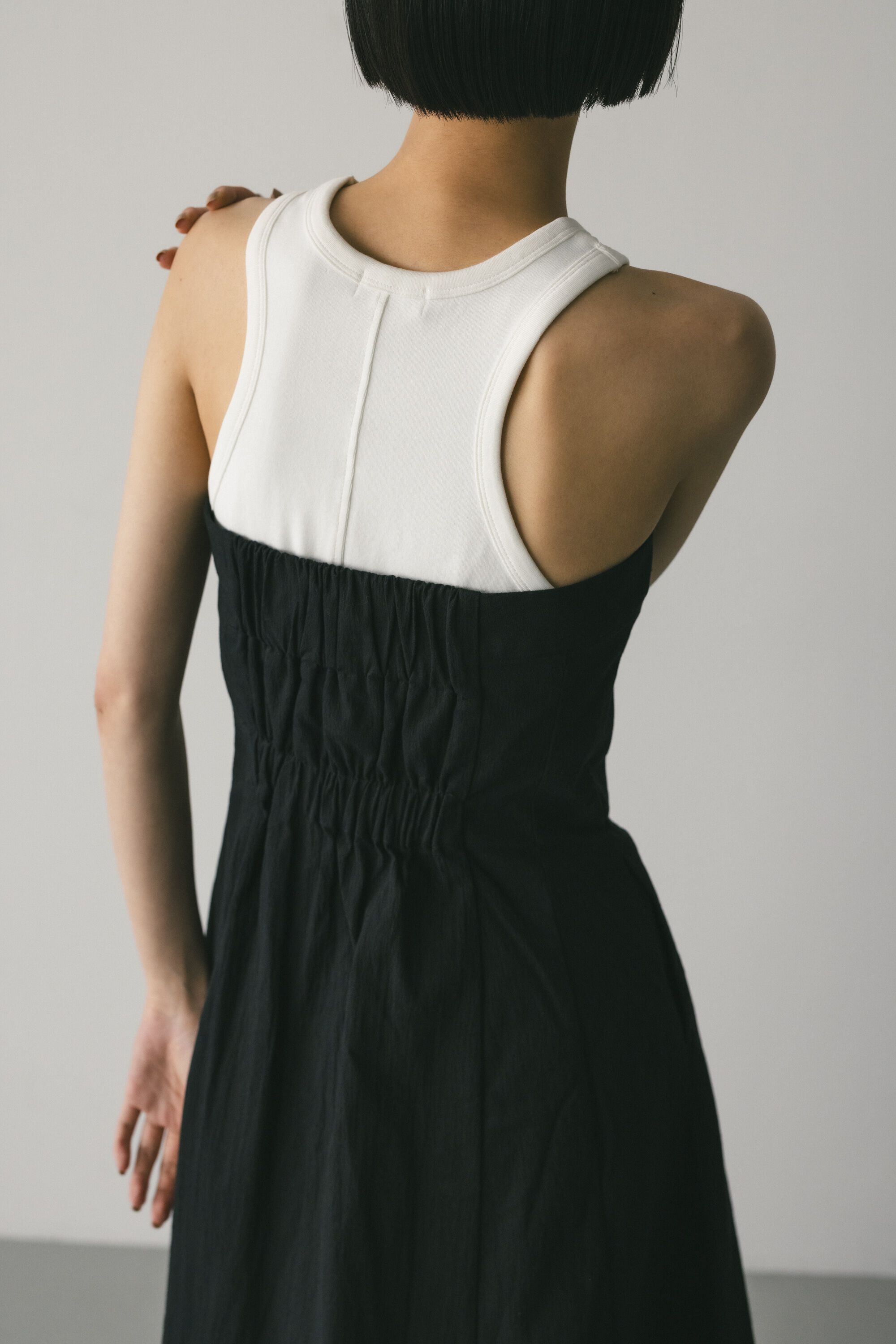 STYLEMIXER「パネルフレアベアワンピース」|ワンピース|