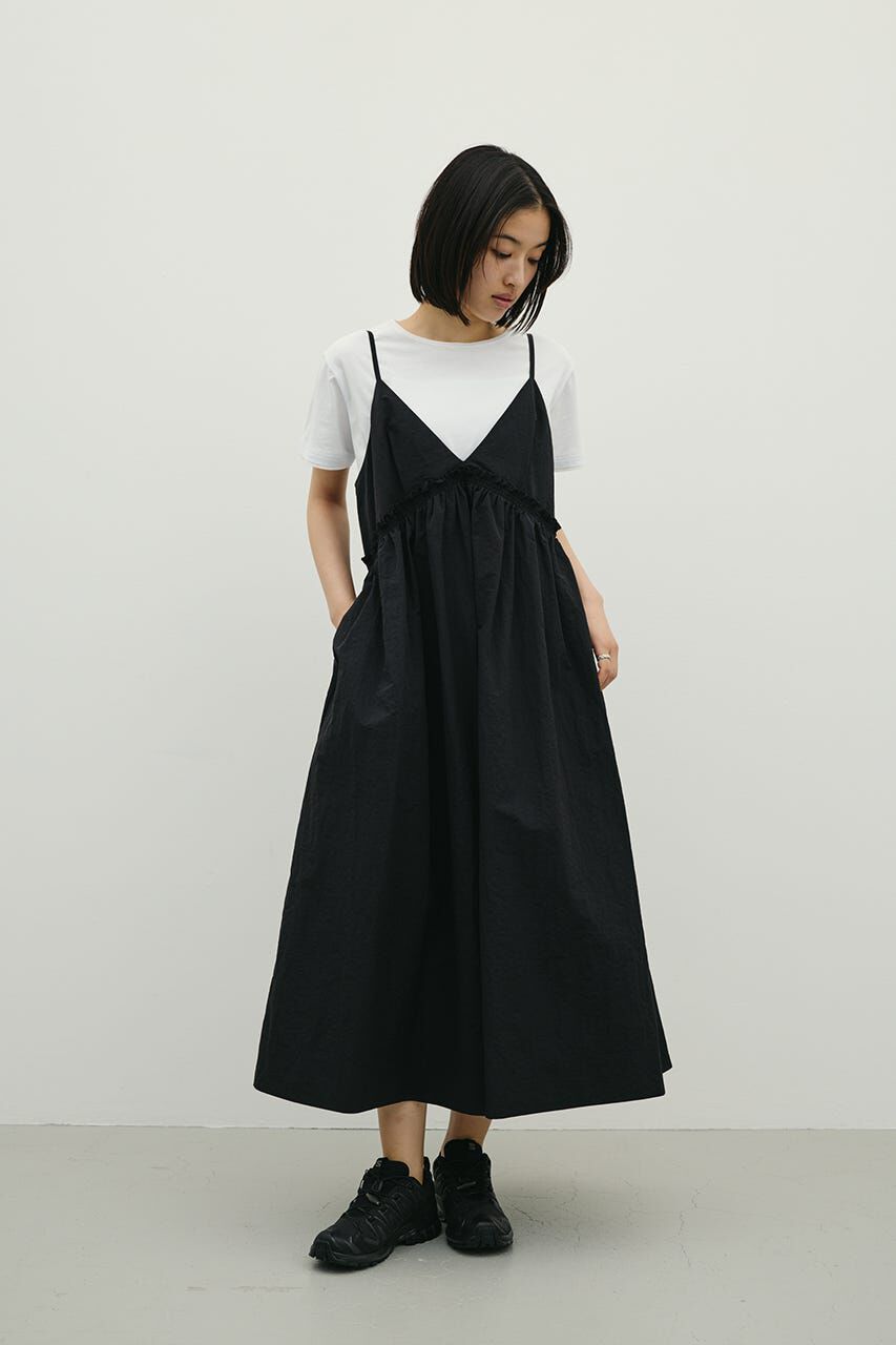 STYLEMIXER「ギャザーVキャミワンピース」|ワンピース|