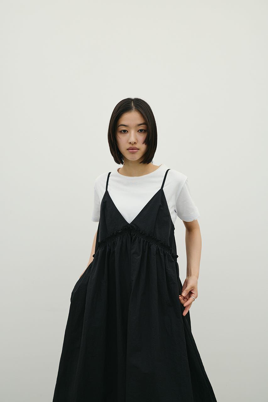 STYLEMIXER「ギャザーVキャミワンピース」|ワンピース|