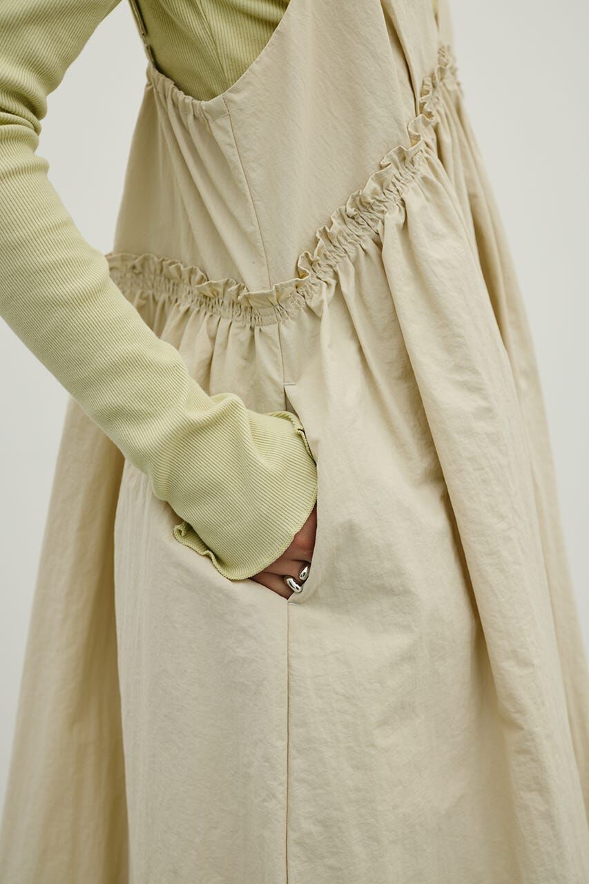 STYLEMIXER「ギャザーVキャミワンピース」|ワンピース|