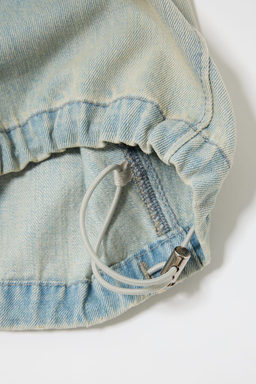 MOUSSY「PIN TUCK COCOON STRAIGHT」|デニム|