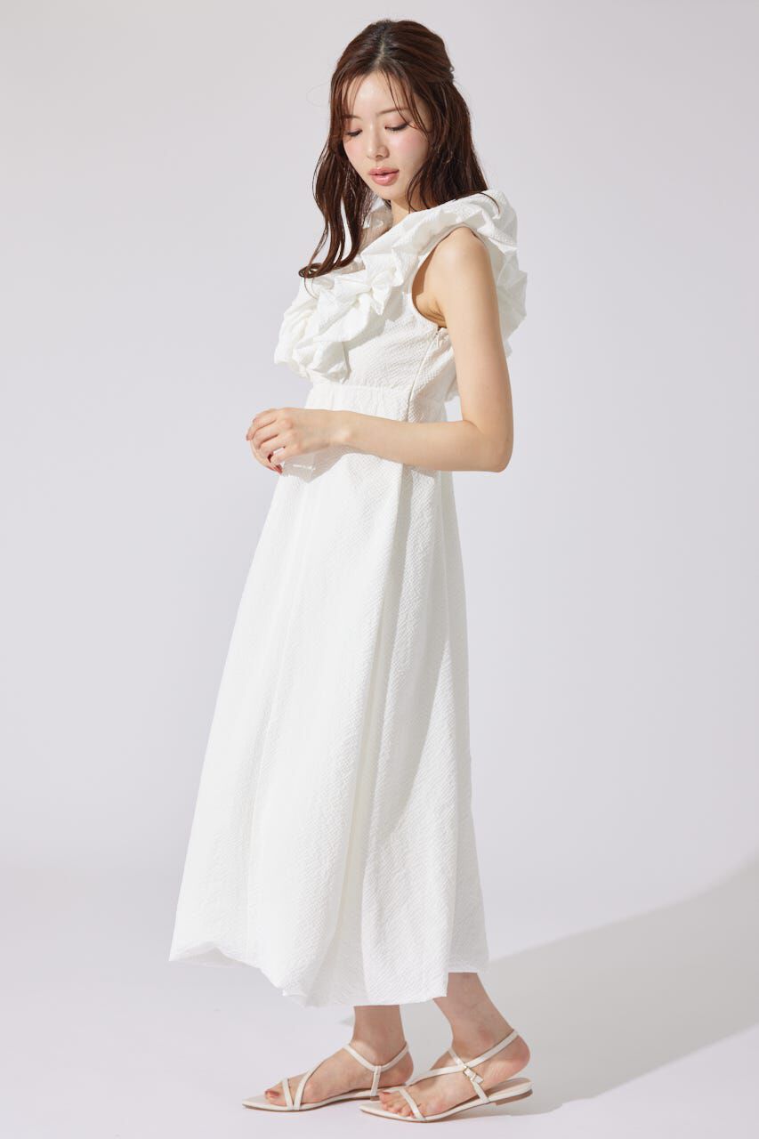 rienda「バルーンフリルスリーブワンピース」|ワンピース|