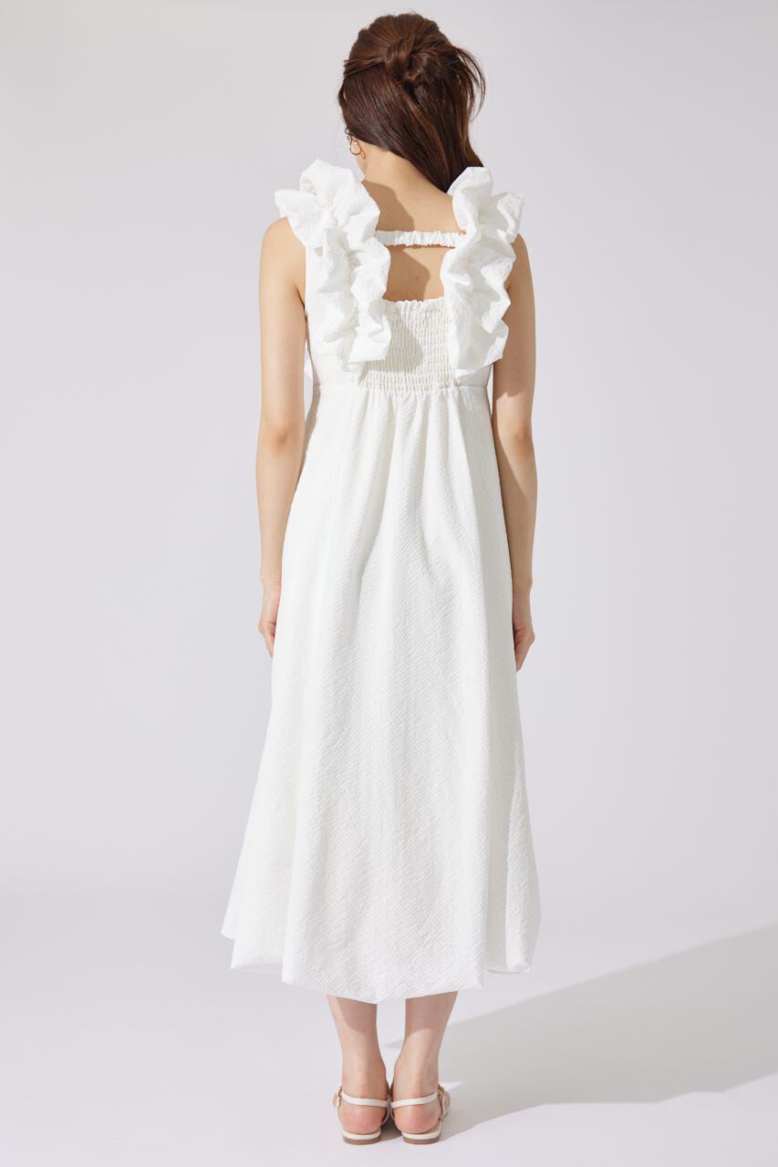 rienda「バルーンフリルスリーブワンピース」|ワンピース|