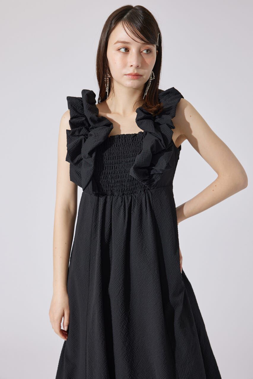 rienda「バルーンフリルスリーブワンピース」|ワンピース|