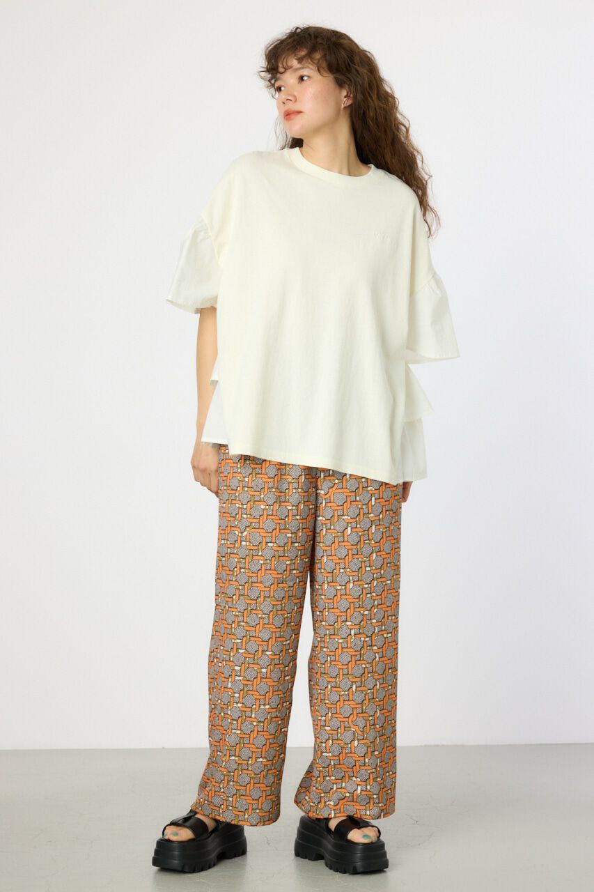 RODEO CROWNS「ピグメントバックフリルトップス」|Tシャツ・カットソー|