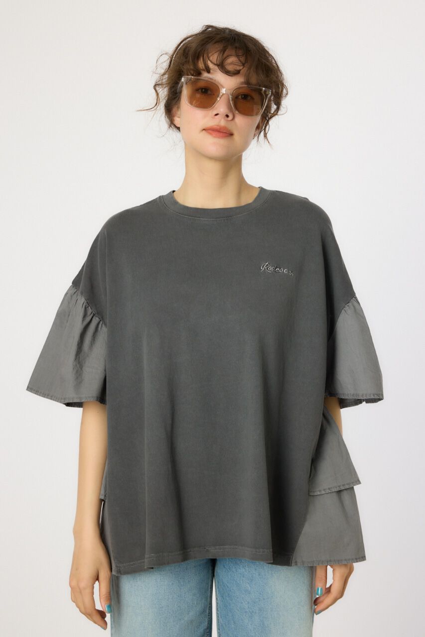 RODEO CROWNS「ピグメントバックフリルトップス」|Tシャツ・カットソー|