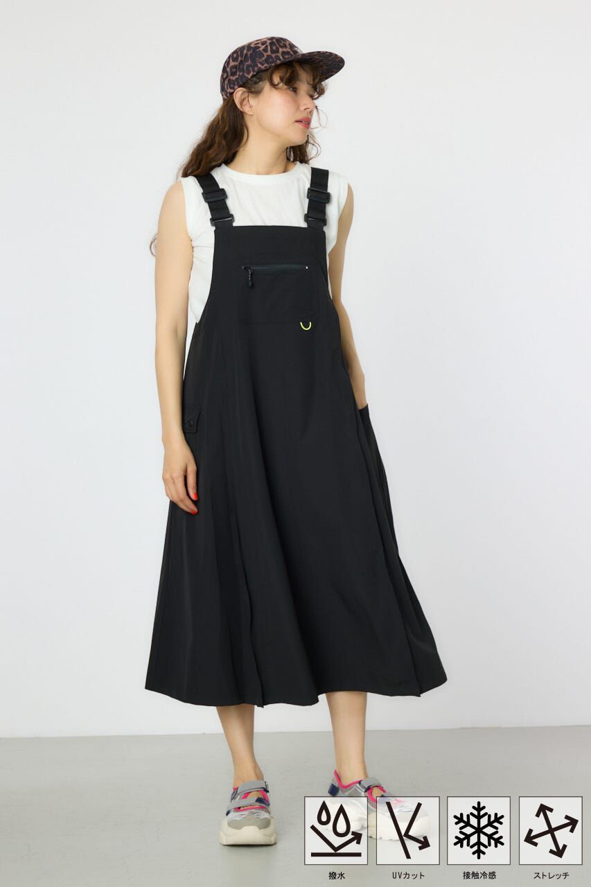 RODEO CROWNS「W/Rジャンパースカート」|ワンピース|BLK