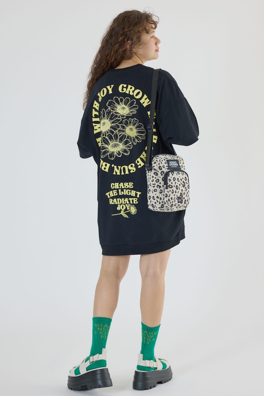 RODEO CROWNS「サークルフラワーTワンピース」|ワンピース|BLK