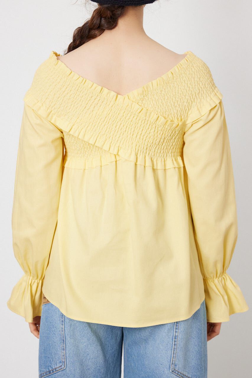 RODEO CROWNS「シャーリング2WAYトップス」|シャツ・ブラウス|