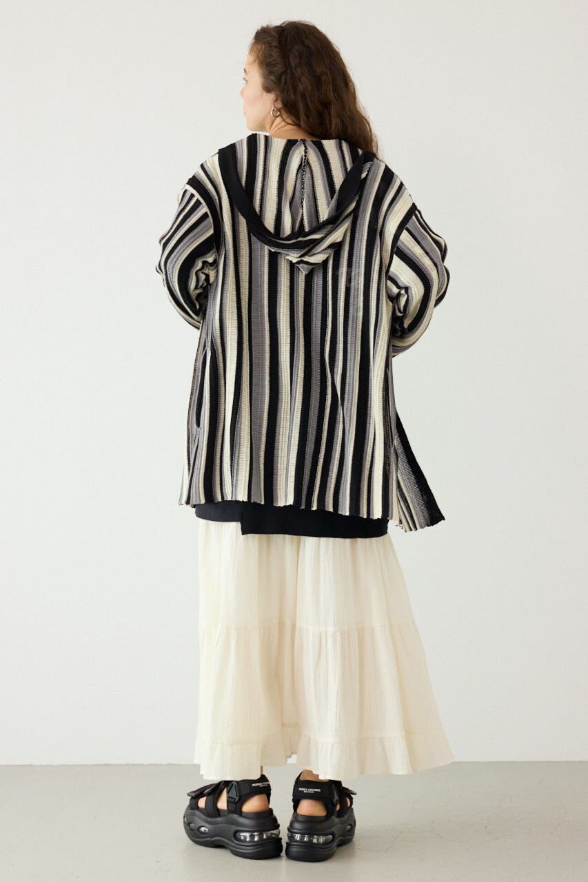 RODEO CROWNS「マルチカラーフードトッパー」|カーディガン|