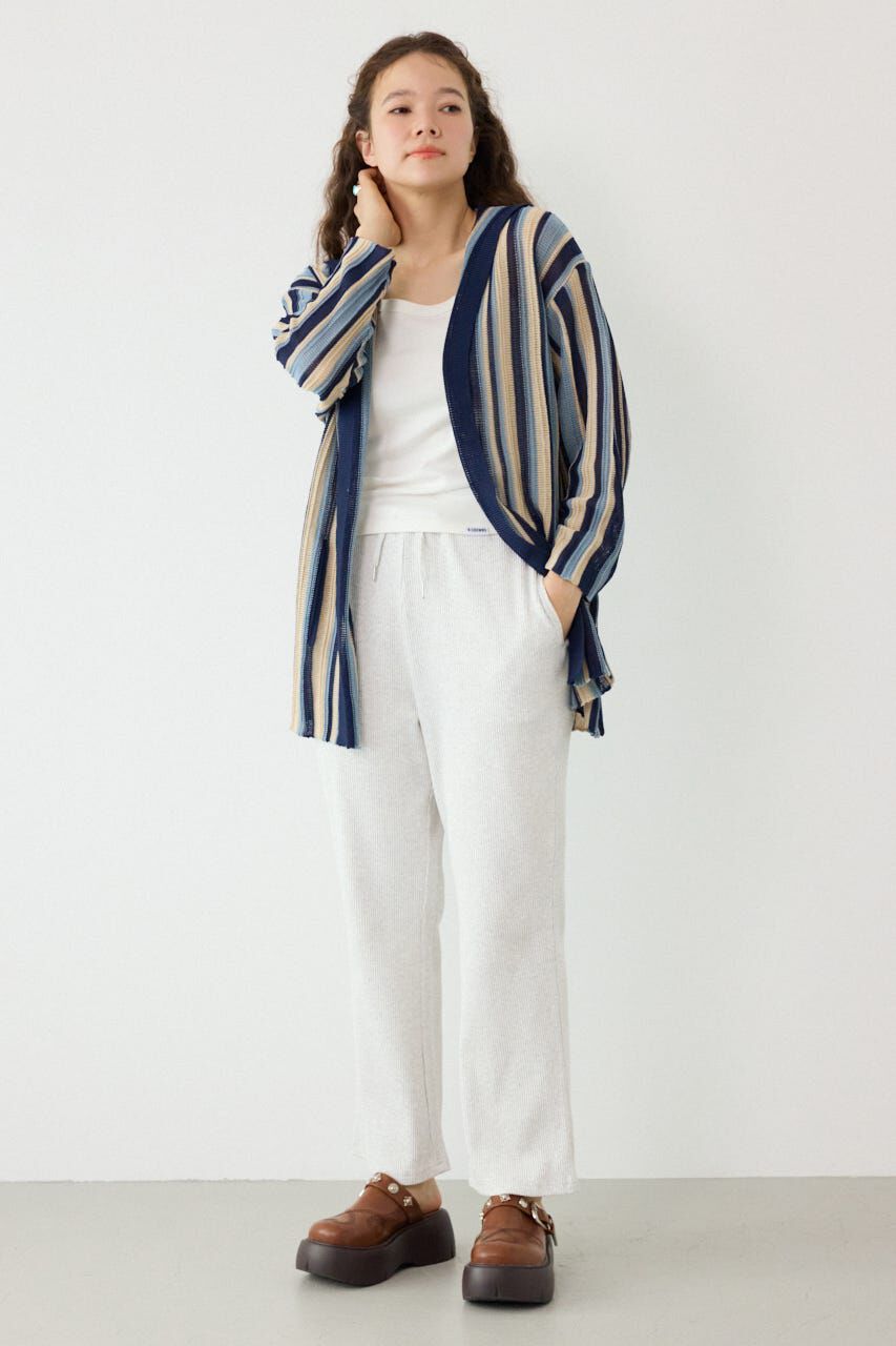 RODEO CROWNS「マルチカラーフードトッパー」|カーディガン|