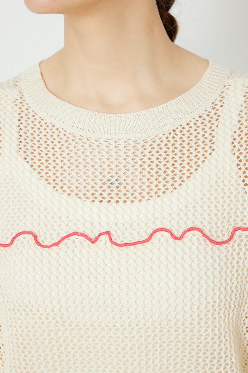 RODEO CROWNS「前後2WAYメローニットトップス」|ニット・セーター|