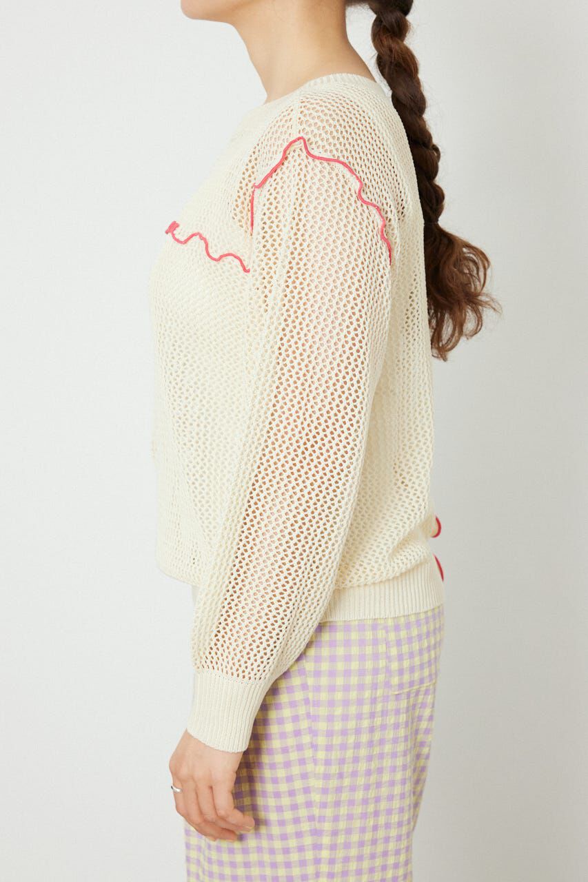 RODEO CROWNS「前後2WAYメローニットトップス」|ニット・セーター|