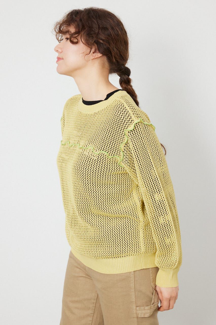 RODEO CROWNS「前後2WAYメローニットトップス」|ニット・セーター|