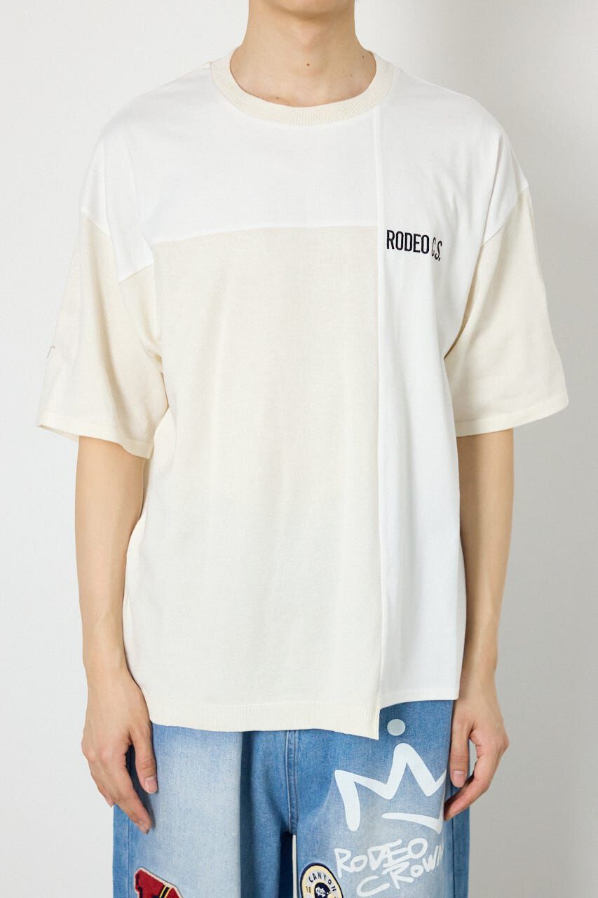 RODEO CROWNS「メンズランダムコンビニットトップス」|ニット・セーター|