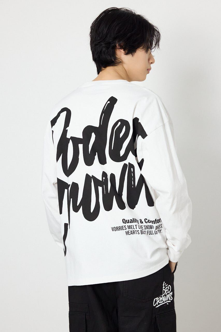 RODEO CROWNS「ペイントロゴ長袖Tシャツ」|Tシャツ・カットソー|