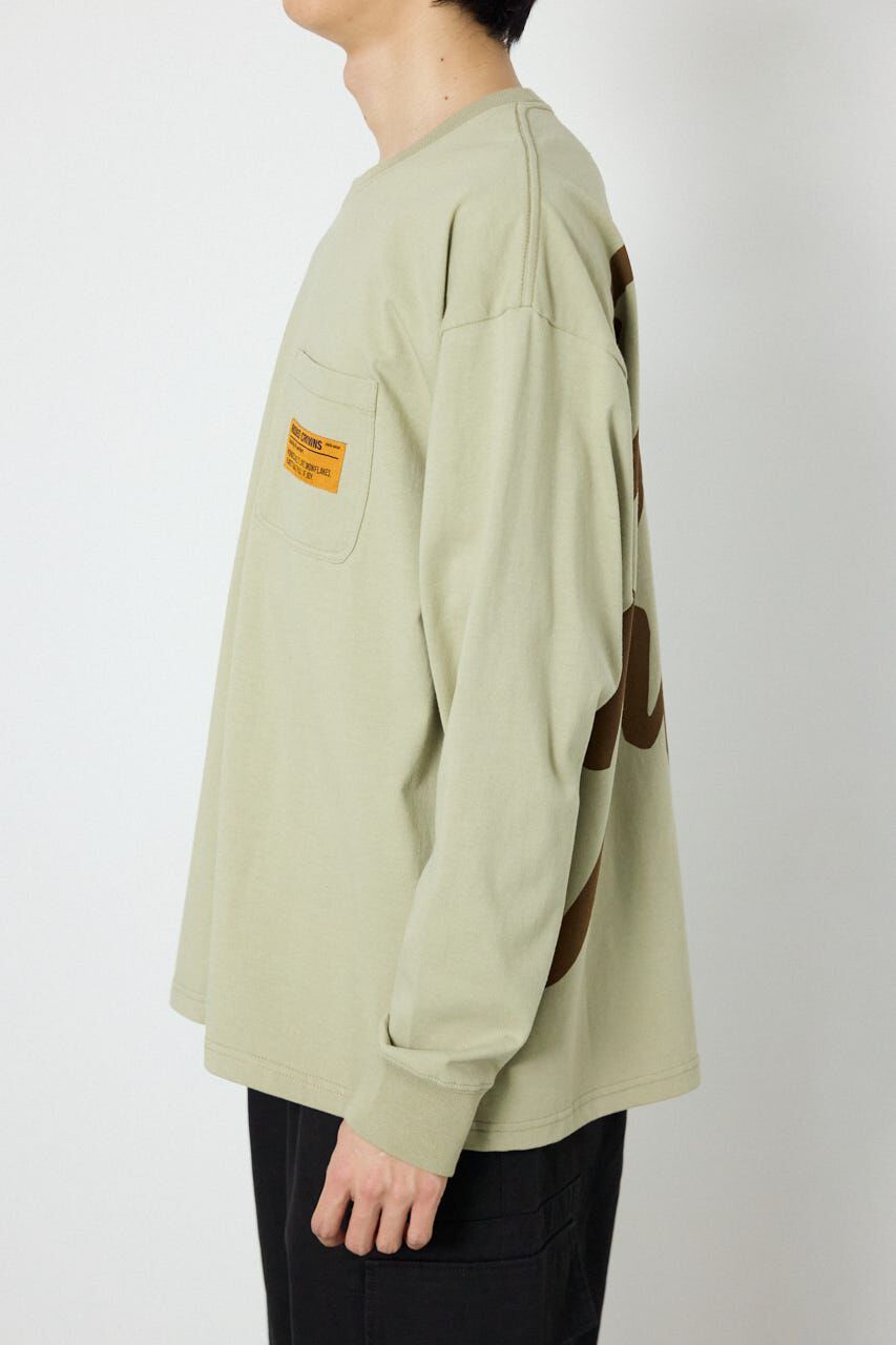 RODEO CROWNS「ペイントロゴ長袖Tシャツ」|Tシャツ・カットソー|