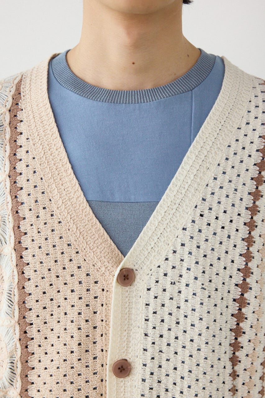 RODEO CROWNS「ランダムクロシェカーディガン」|カーディガン|