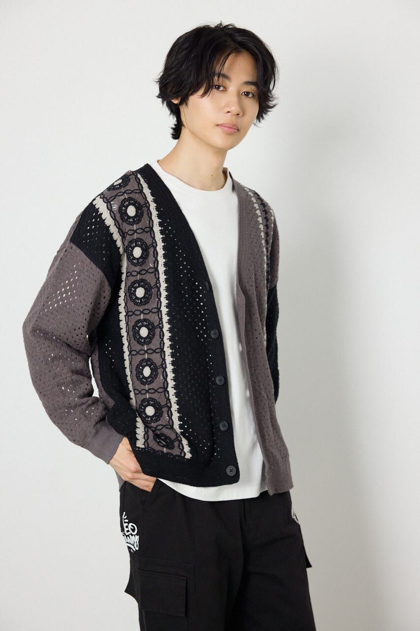 RODEO CROWNS「ランダムクロシェカーディガン」|カーディガン|