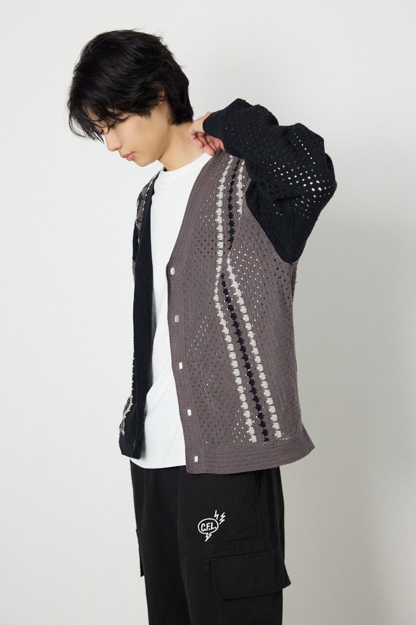 RODEO CROWNS「ランダムクロシェカーディガン」|カーディガン|