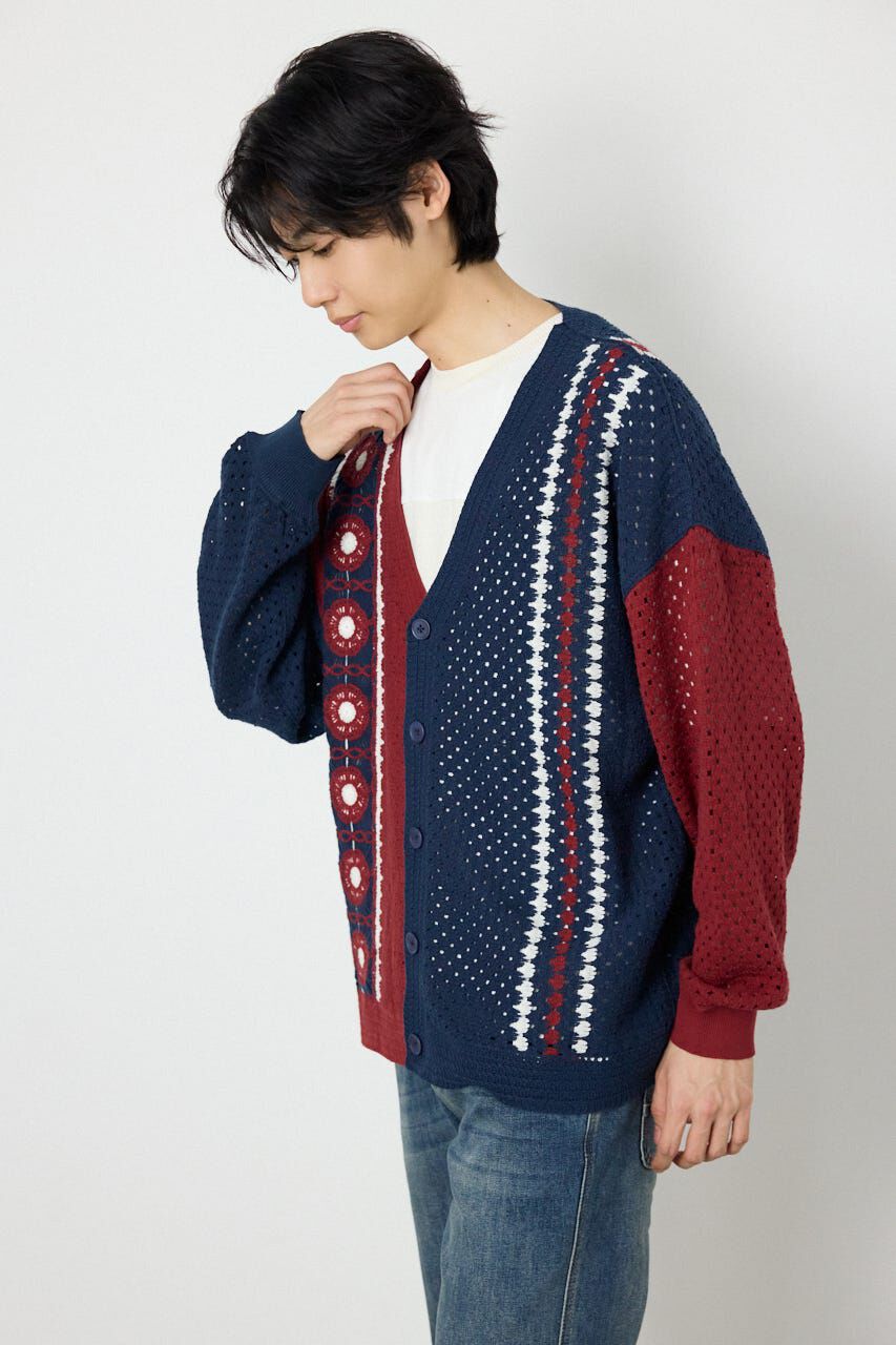 RODEO CROWNS「ランダムクロシェカーディガン」|カーディガン|