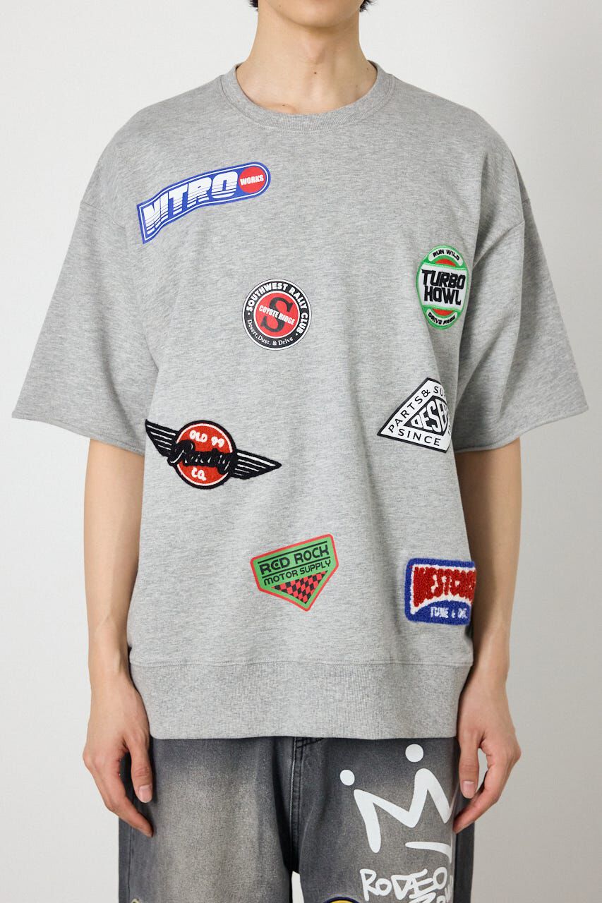 RODEO CROWNS「カスタムワッペン半袖スウェット」|Tシャツ・カットソー|