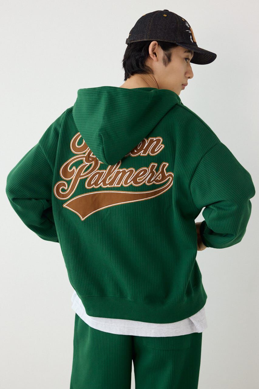 RODEO CROWNS「ボンディングワッフルZIPパーカー」|パーカー|GRN