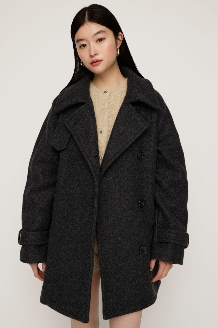 SLY「STAND NECK MIDI コート」|その他|