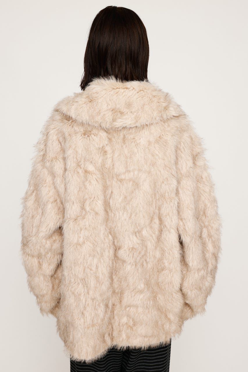 SLY「BIG COLLAR FUR コート」|その他|
