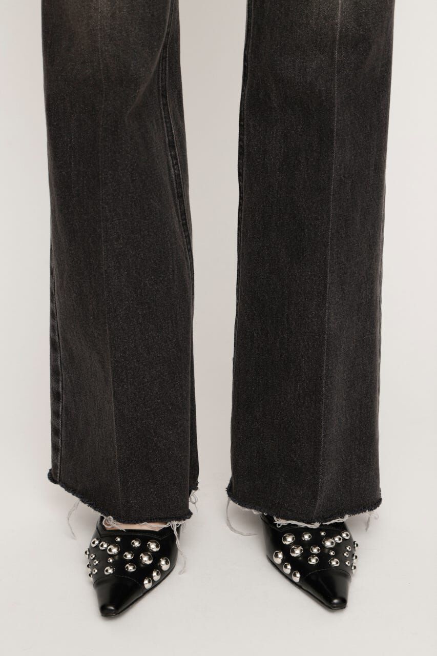 SLY「J／W SEMI FLARE DENIM パンツ」|デニム|