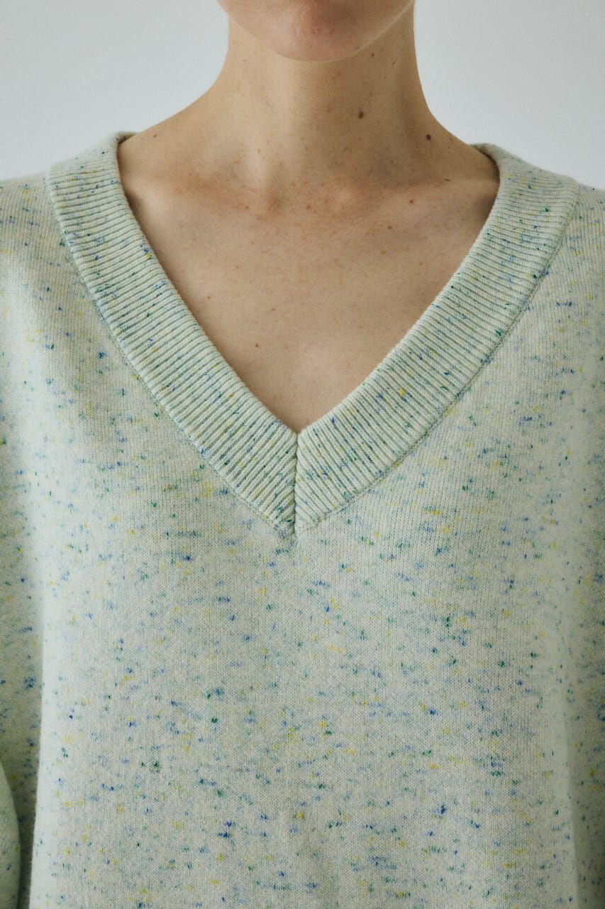 HeRIN.CYE「V neck knit one piece」|ワンピース|