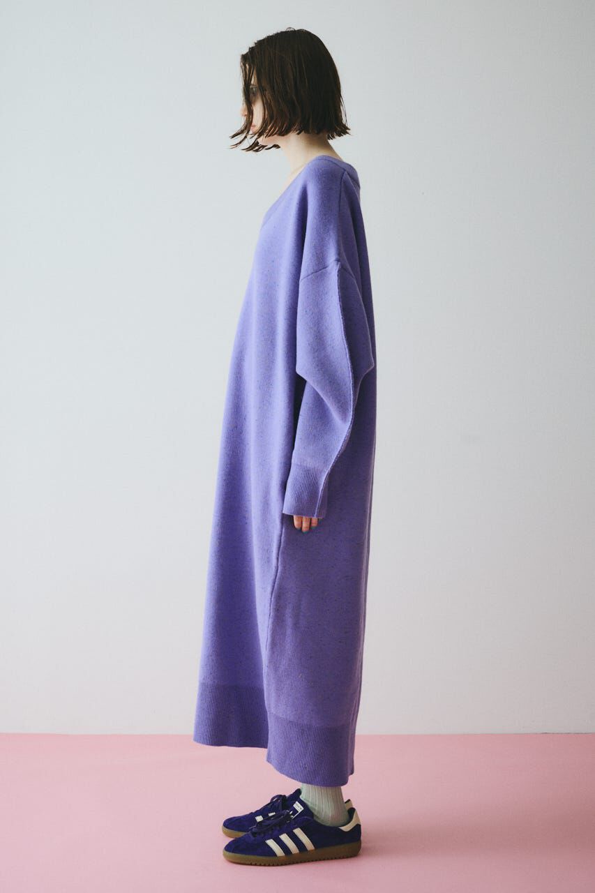 HeRIN.CYE「V neck knit one piece」|ワンピース|