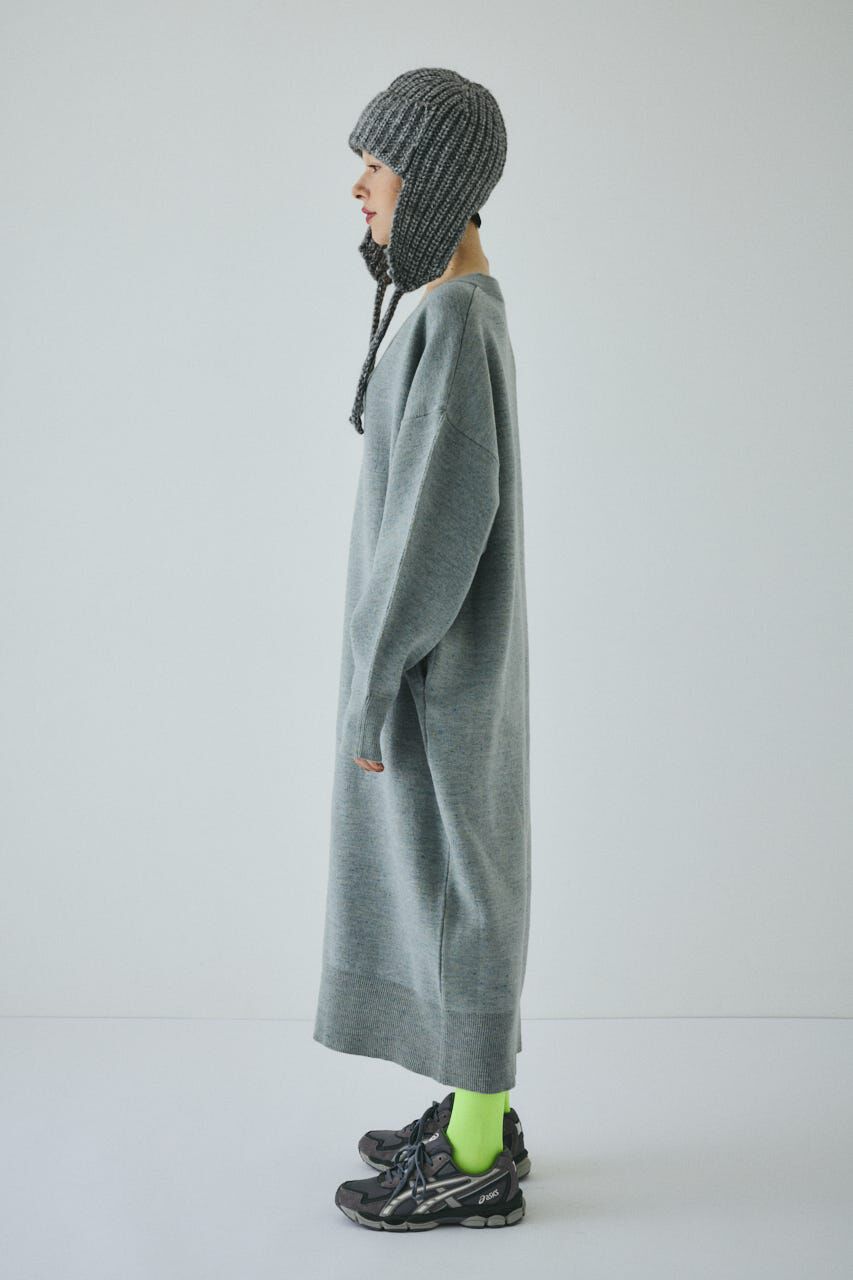 HeRIN.CYE「V neck knit one piece」|ワンピース|