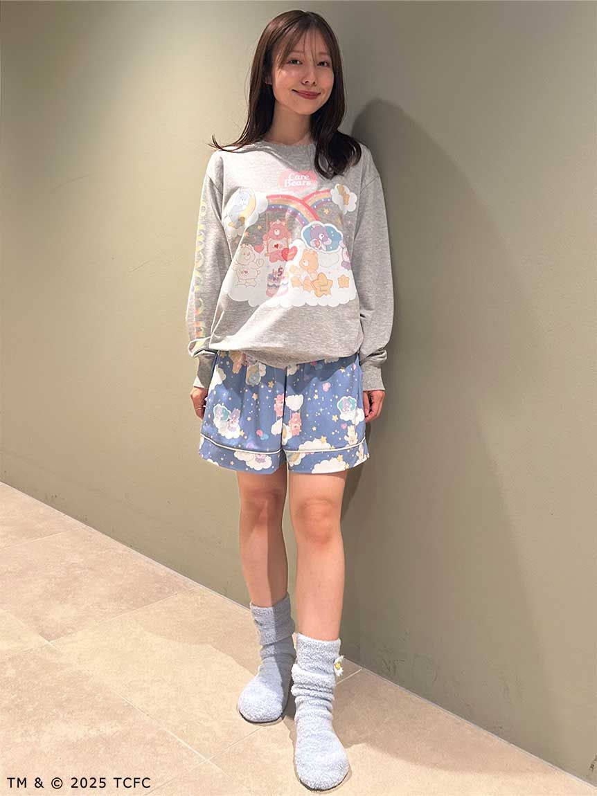 SNIDEL HOME「【Care Bears(TM)】総柄ショートパンツ」|ルームウェア|