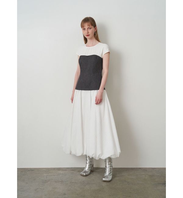 ELENDEEK「BUSTIER DOCKING OP」|ワンピース|オフホワイト