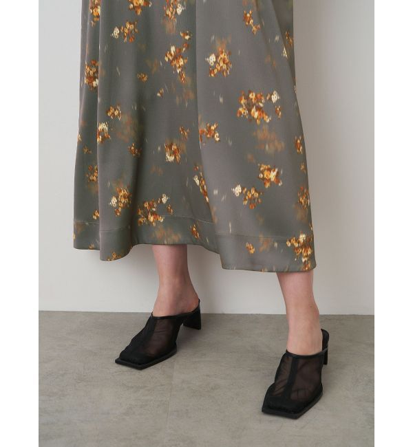 ELENDEEK「BLUR FLOWER PRINT OP」|ワンピース|