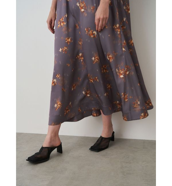 ELENDEEK「BLUR FLOWER PRINT OP」|ワンピース|