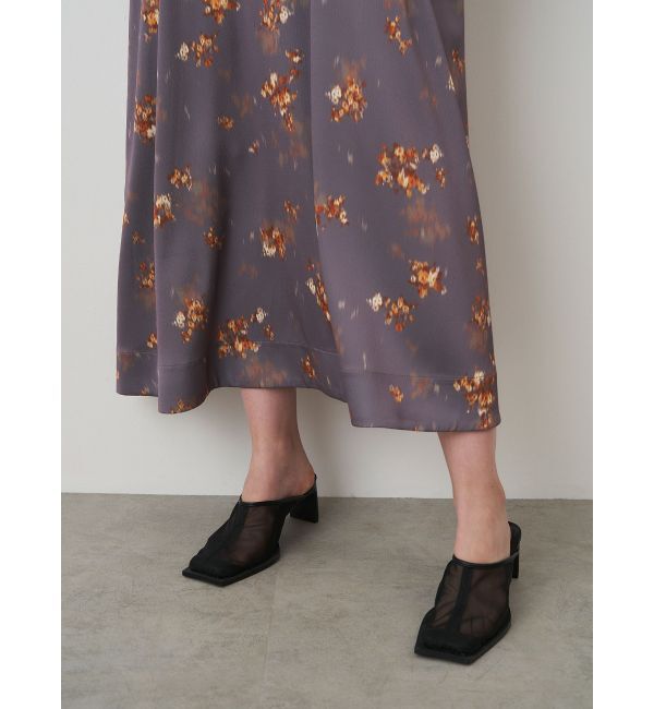 ELENDEEK「BLUR FLOWER PRINT OP」|ワンピース|