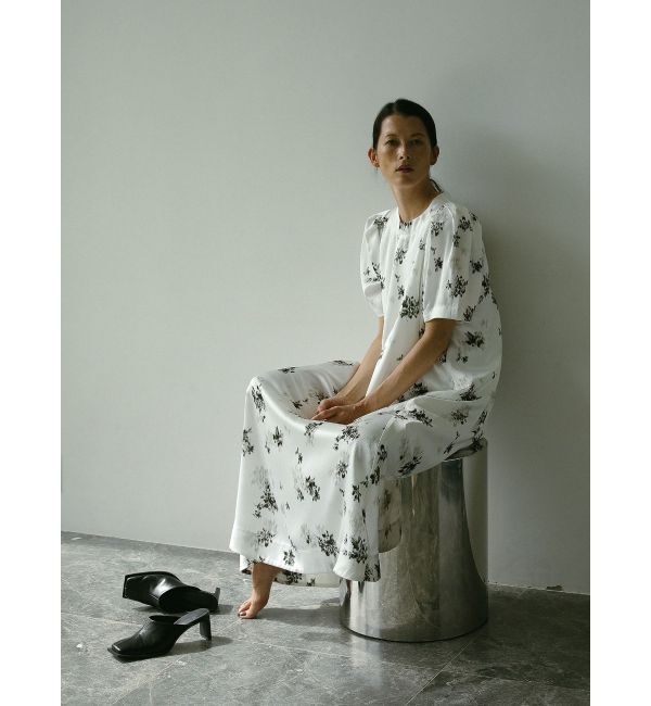 ELENDEEK「BLUR FLOWER PRINT OP」|ワンピース|