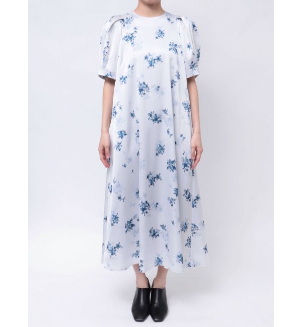 ELENDEEK「BLUR FLOWER PRINT OP」|ワンピース|