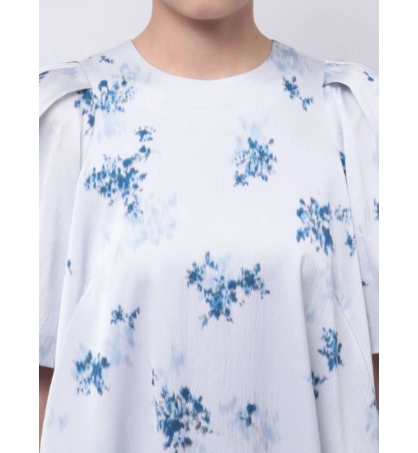 ELENDEEK「BLUR FLOWER PRINT OP」|ワンピース|