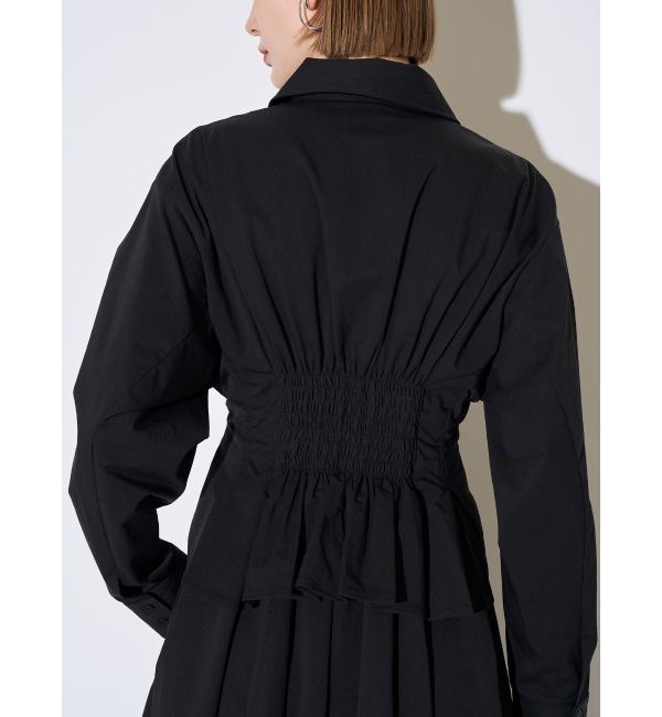 ELENDEEK「CENTER ZIP LAYERD OP」|ワンピース|