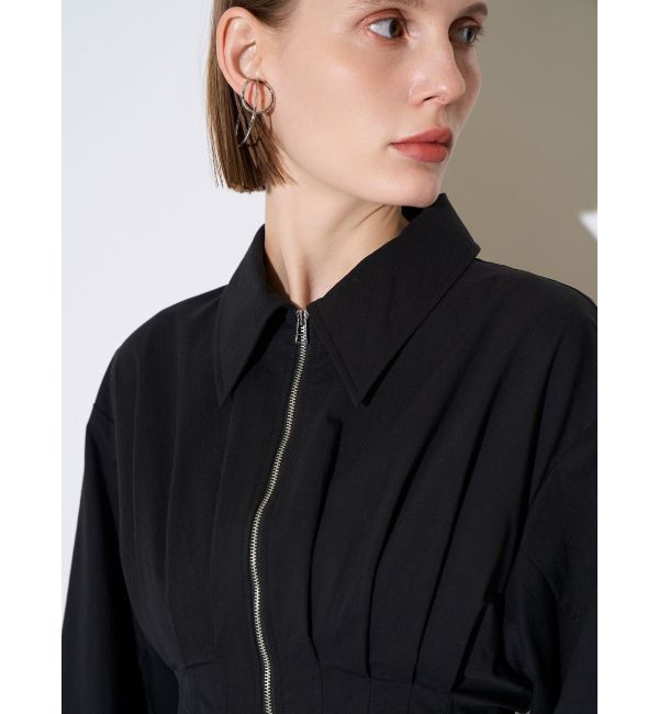 ELENDEEK「CENTER ZIP LAYERD OP」|ワンピース|