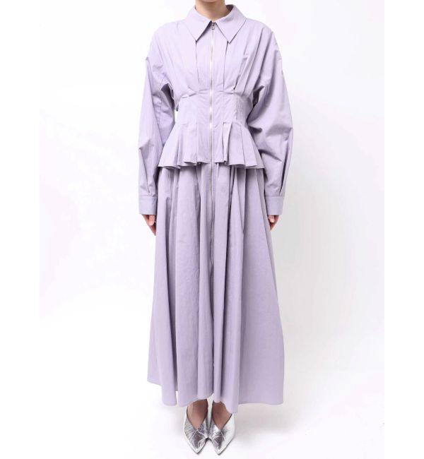 ELENDEEK「CENTER ZIP LAYERD OP」|ワンピース|